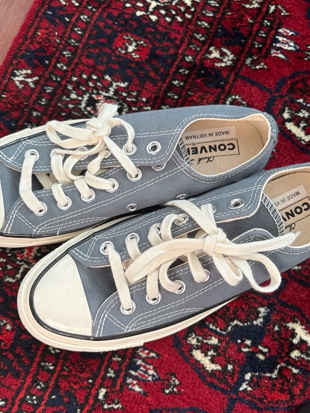 Teal chucks 70s converse